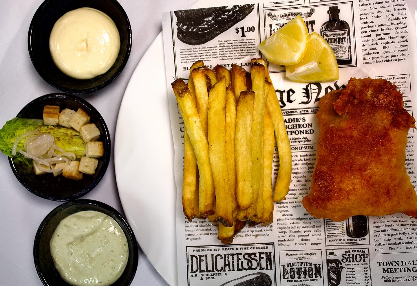 Fish and Chips Dish